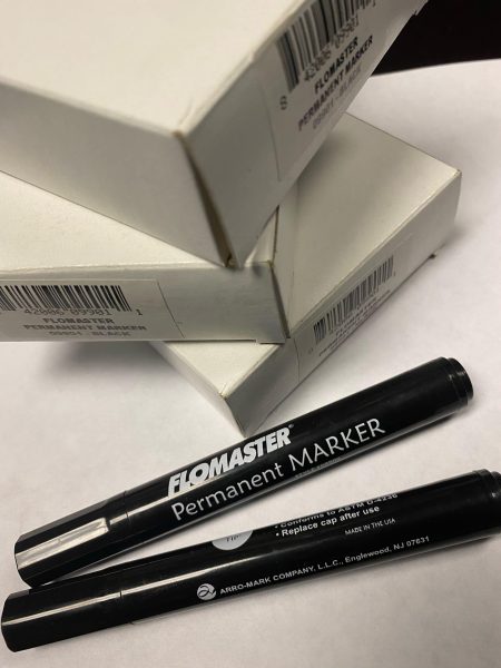 Flo Master Black Permanent Marker