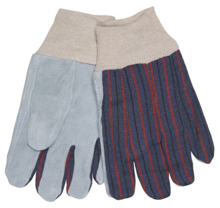 Leather Palm Glove Knit Wrist
