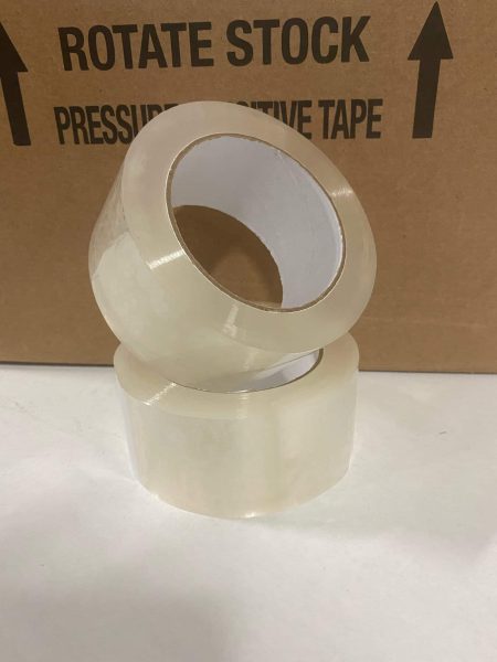 2" x 55 yards Clear 3.5mil Poly Pro w/ Acrylic Solvent Adhesive