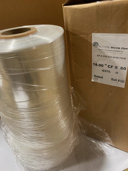 Flxtite 18" x 60 ga. Irradiated Polyolefin APX Shrink Film