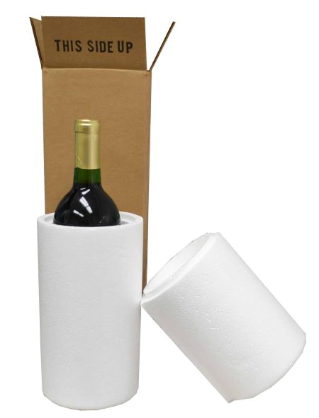1 Bottle Wine Shipper w/ Foam and Carton