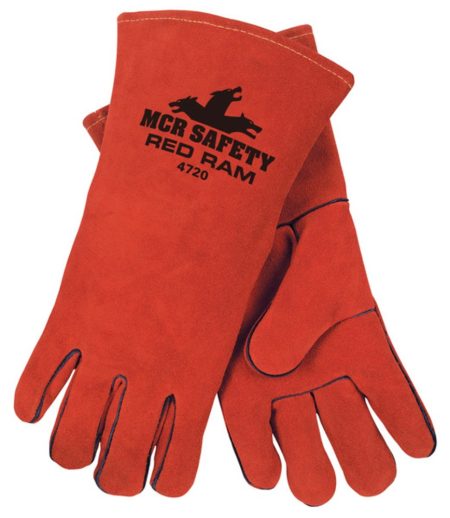 MCR Extra Large Red Ram Leather Welding Work Glove