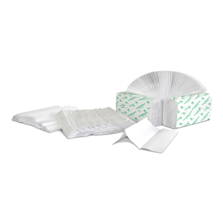 VonDrehle Preserve White Multi-Fold Towels