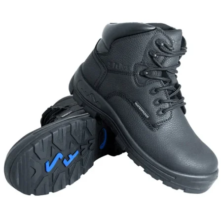 S Fellas Men Size 10 1/2 Poseidon Black Composite Safety Toe
