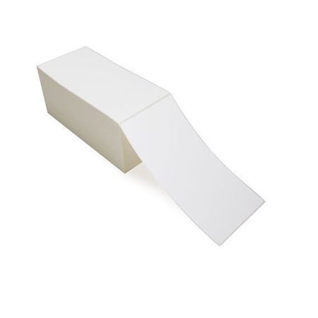 4 x 8 Thermal Transfer Fanfold Perf Label