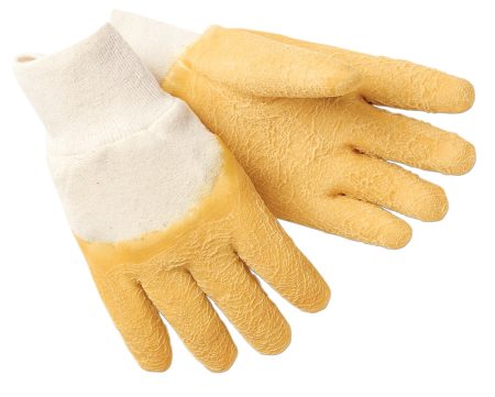 Large Rubber Coated Knit Wrist Jersey Glove