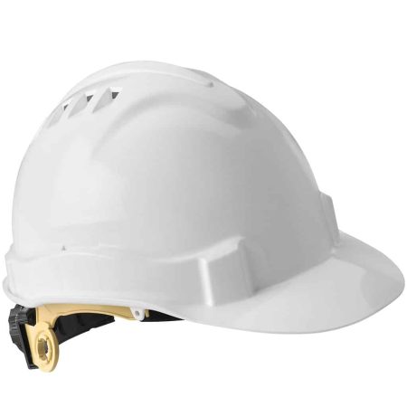 White 6-point Vented Serpent Hard Hat