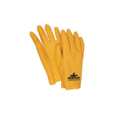 MCR Medium Wizzbang Yellow Vinyl Work Glove