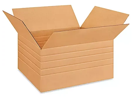 26" x 20" x 12" Multi-Depth ECT 32 Corrugated Carton