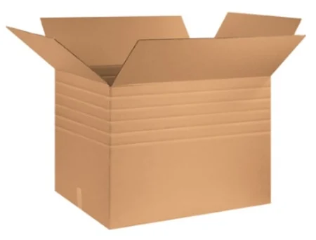 32" x 24" x 24" Heavy-Duty Multi-Depth ECT 44 Corrugated Carton