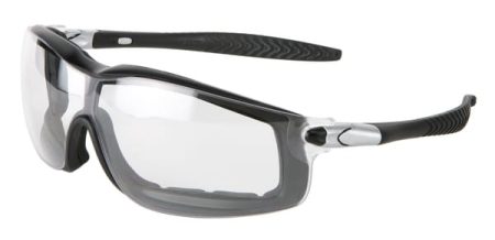 RT1 Series Foam Lined Safety Glasses Clear Anti-Fog Lens