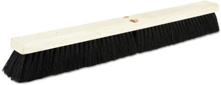 24" Black Tampico Fiber Floor Brush