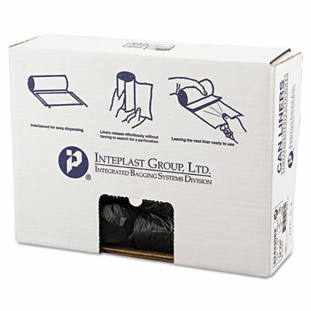 Integrated 10 gal. Black High Density Commercial Can Liners